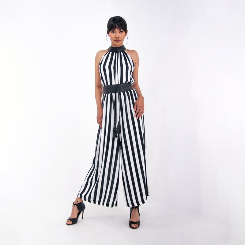 Al-W40 Jumpsuit Cuello Halter