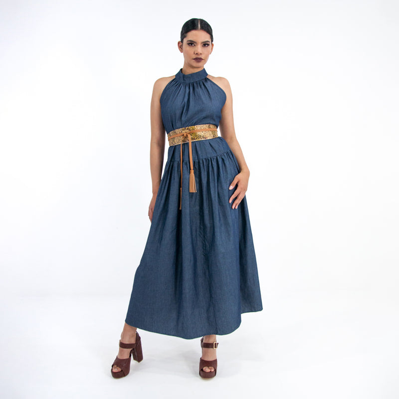 Al-W53 Vestido Halter