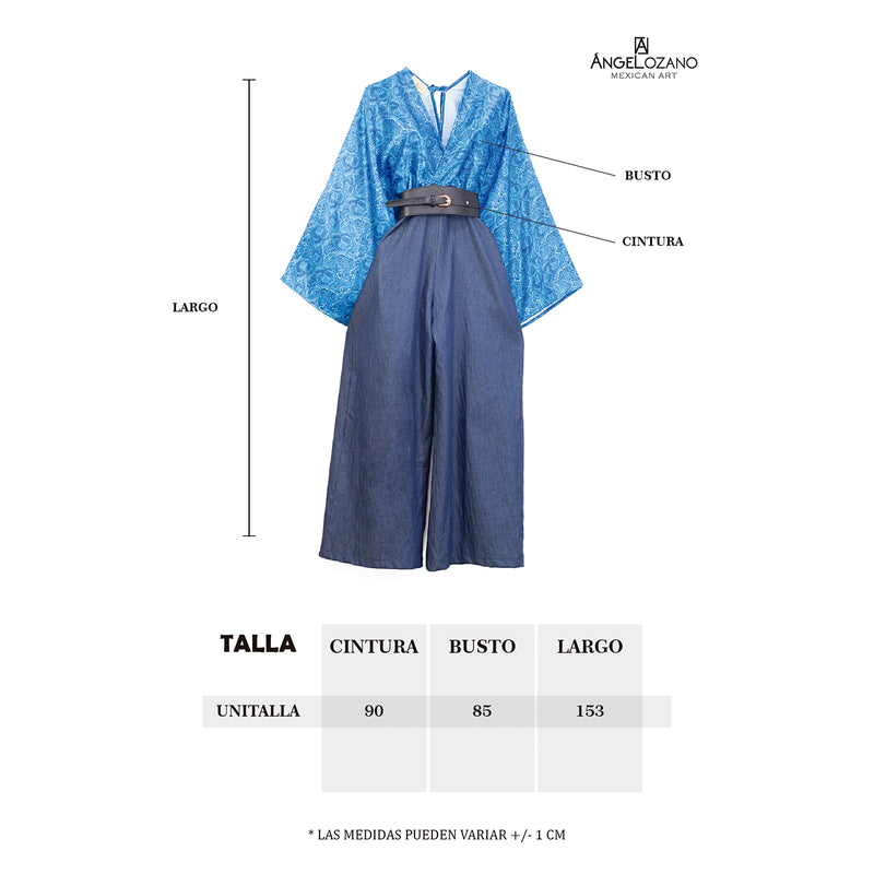 AL-W35 Jumpsuit Palazzo Razo