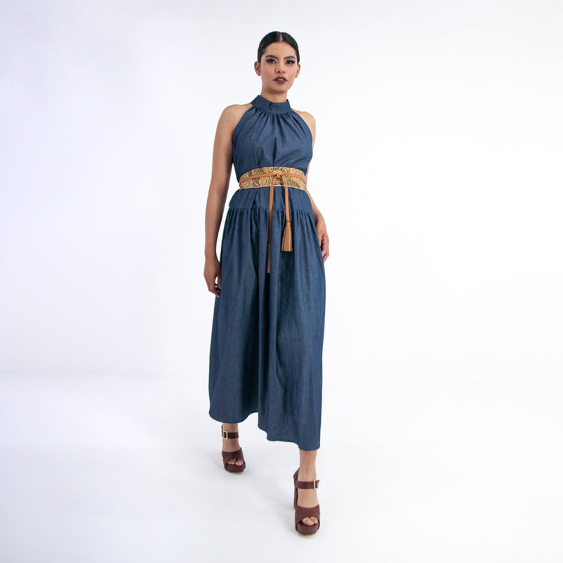 Al-W53 Vestido Halter