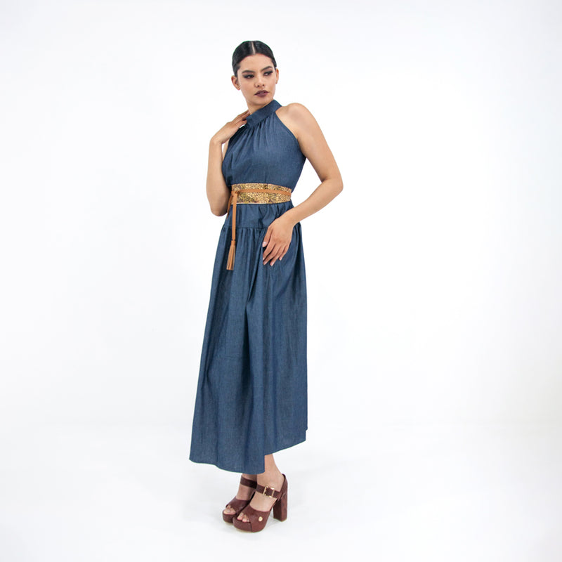 Al-W53 Vestido Halter