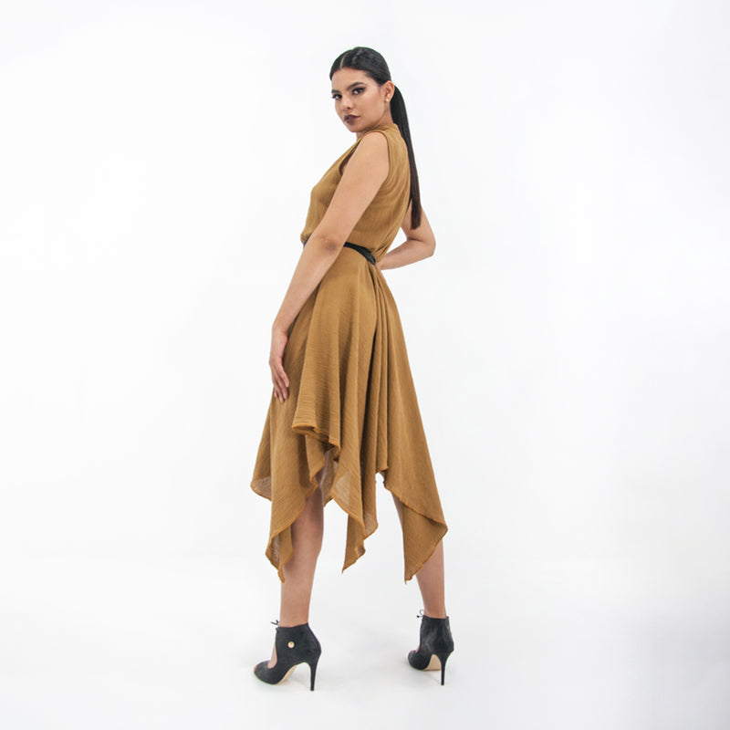 Al-W07 Vestido Cuello Alto