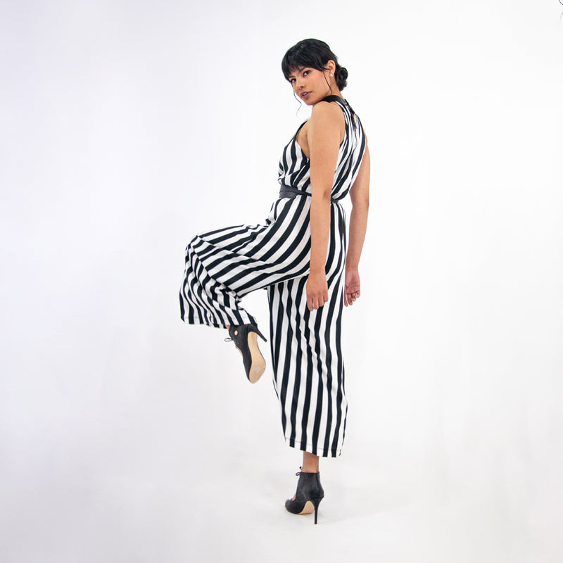 Al-W40 Jumpsuit Cuello Halter