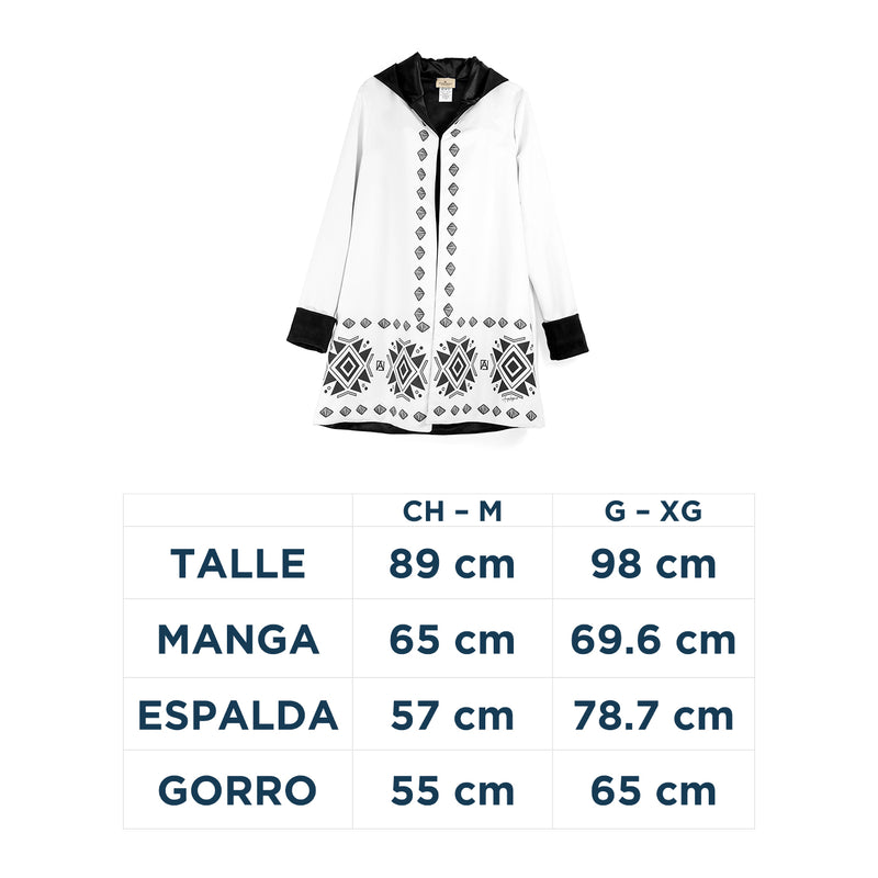 Al-W Abrigo Étnico Blanco