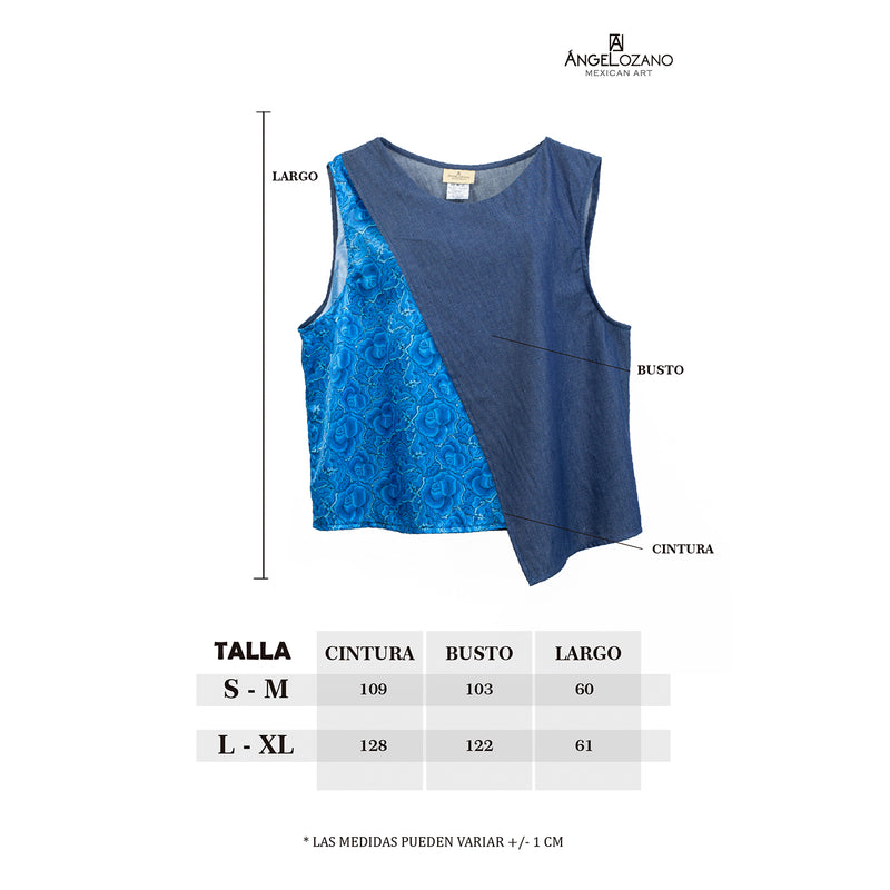 AL-W71 Blusa Asimétrica