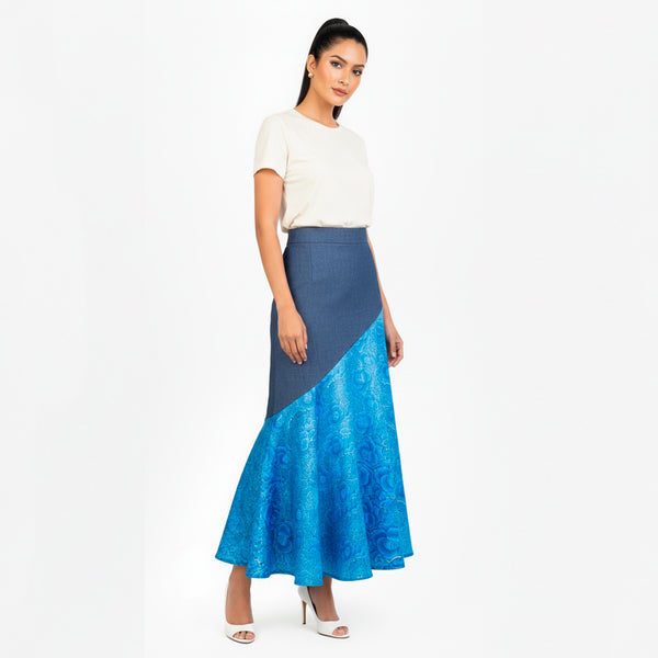 AL-W72 Falda Asimétrica