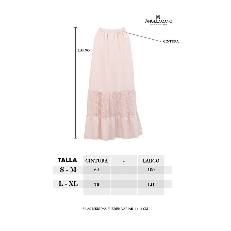 AL-W76 Falda Olanes Manta