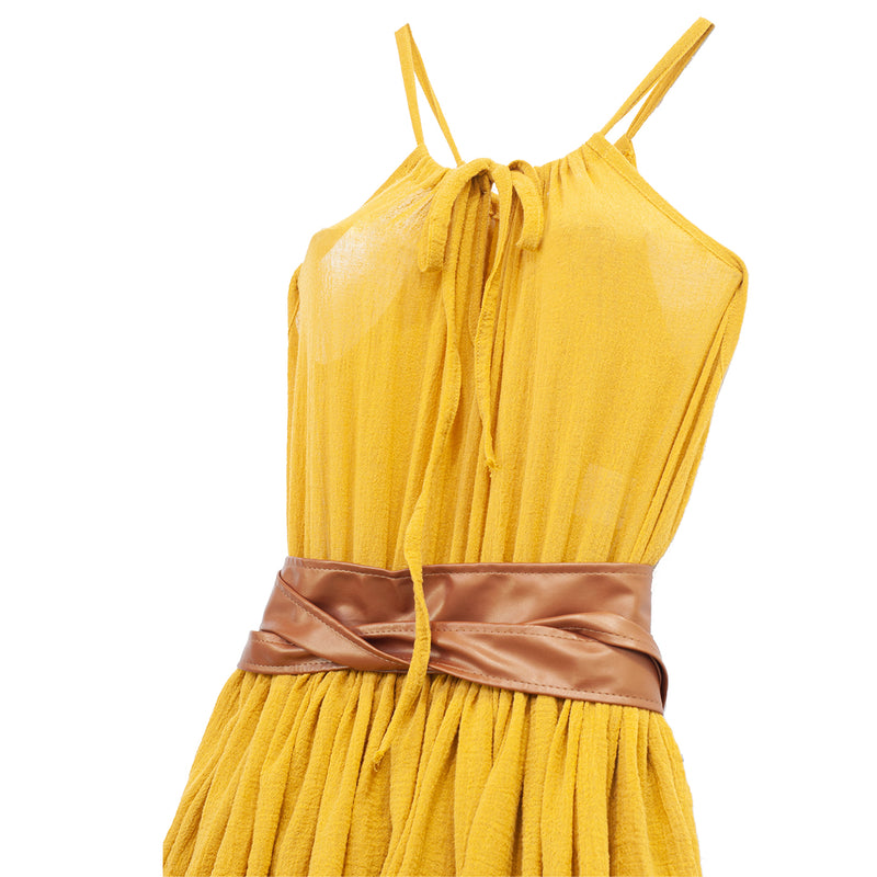 AL-W57 Vestido Tirante Olanes