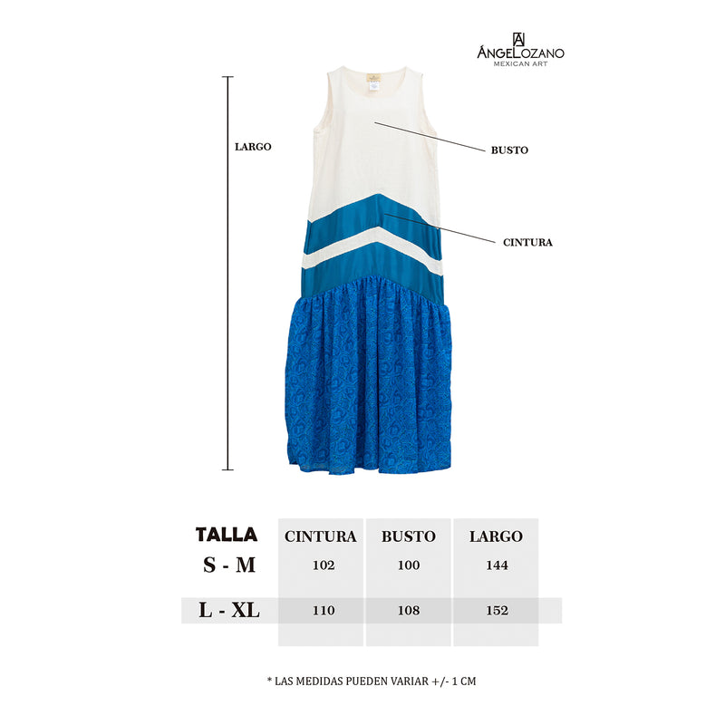 AL-W87 Vestido Largo Flecha