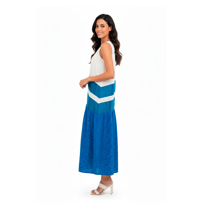 AL-W87 Vestido Largo Flecha