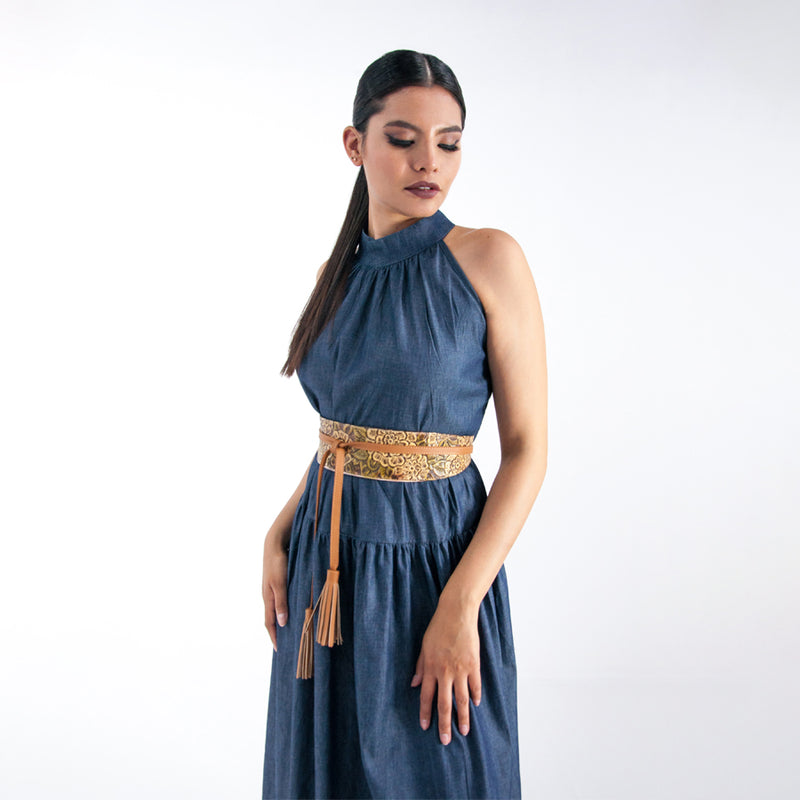Al-W53 Vestido Halter