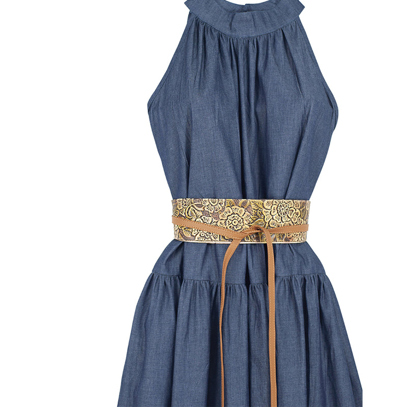 Al-W53 Vestido Halter