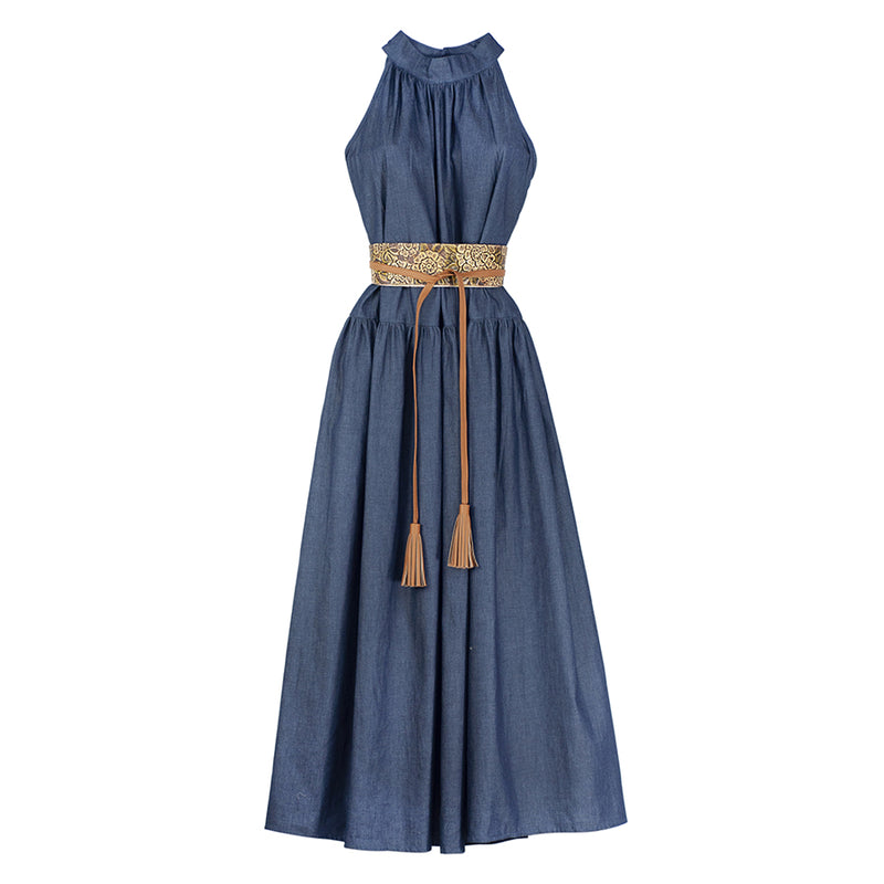 Al-W53 Vestido Halter