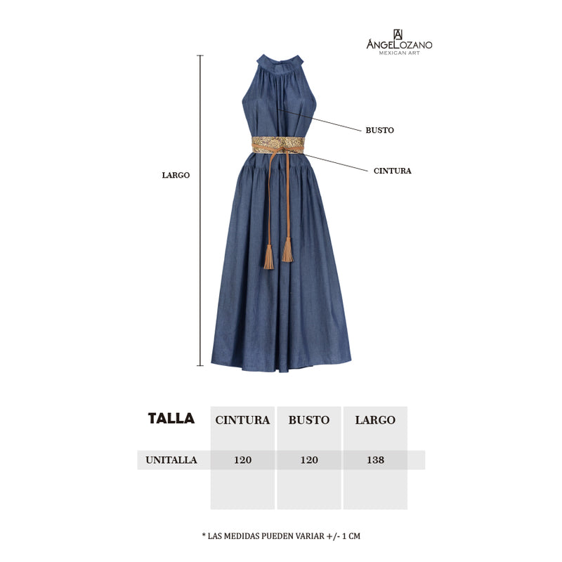 Al-W53 Vestido Halter