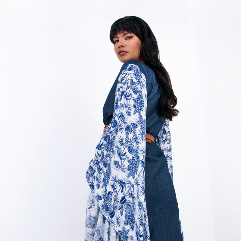 Al-W17 Túnica Mangas Anchas