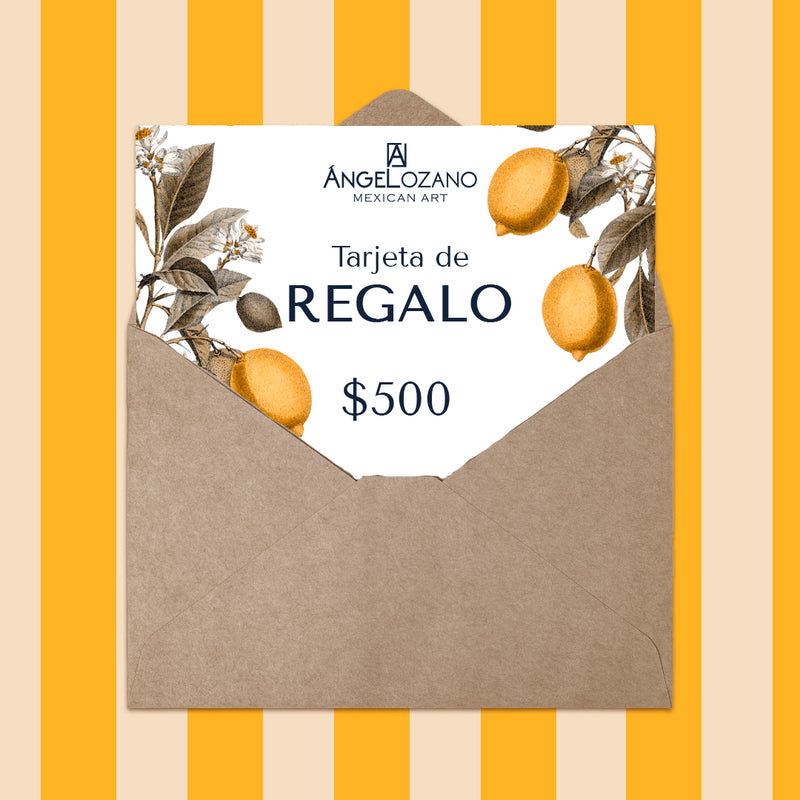 Tarjeta de regalo de $500 MX
