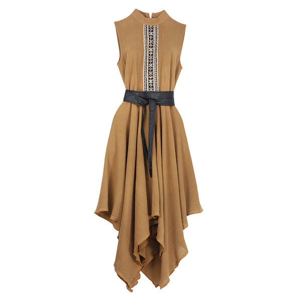 Al-W07 Vestido Cuello Alto