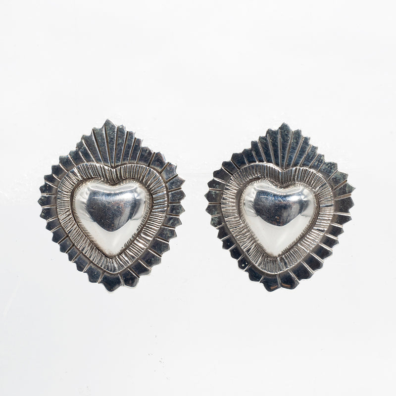 Aretes de Plata Amor