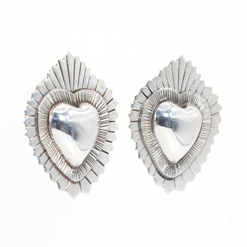 Aretes de Plata Amor