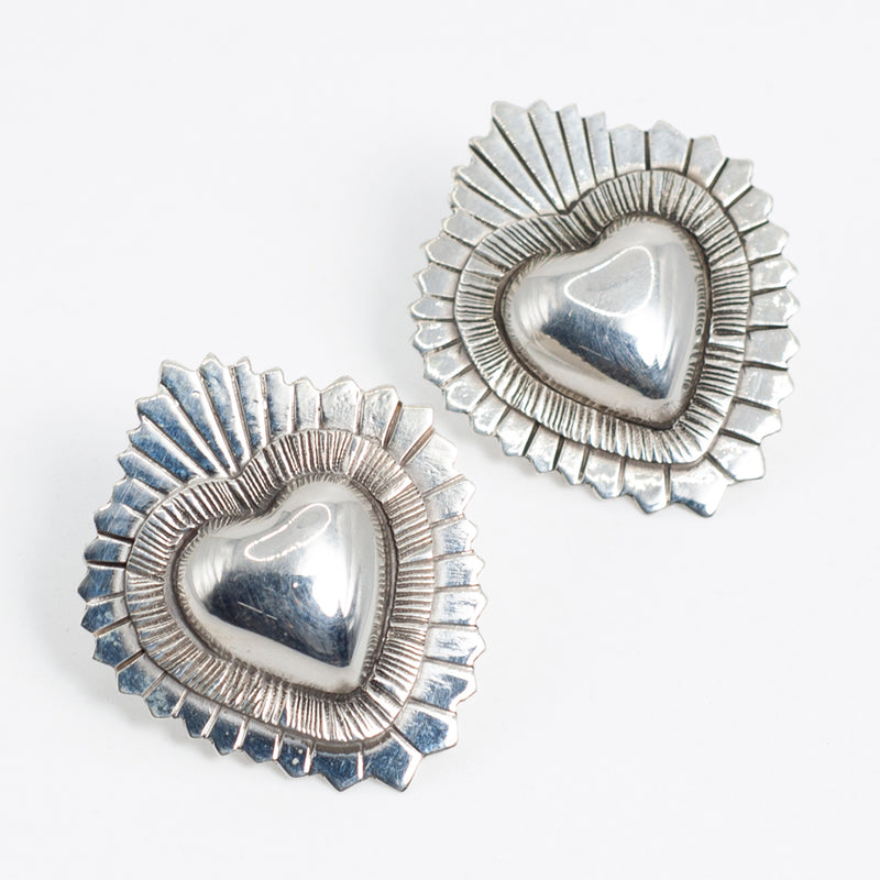 Aretes de Plata Amor
