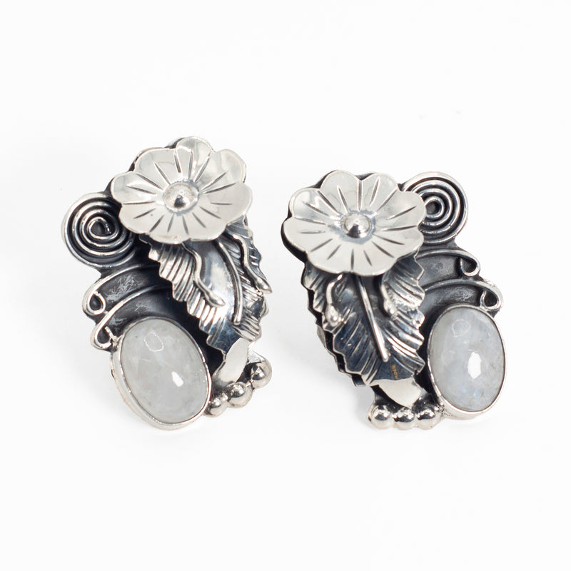 Aretes de Plata Jardín