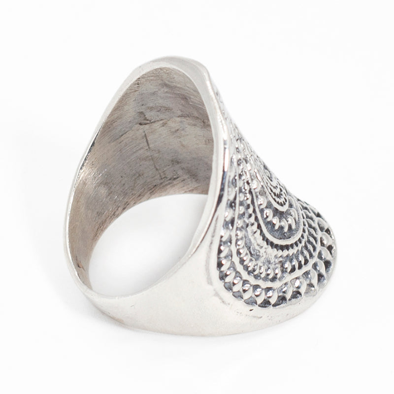 Anillo de Plata Azteca