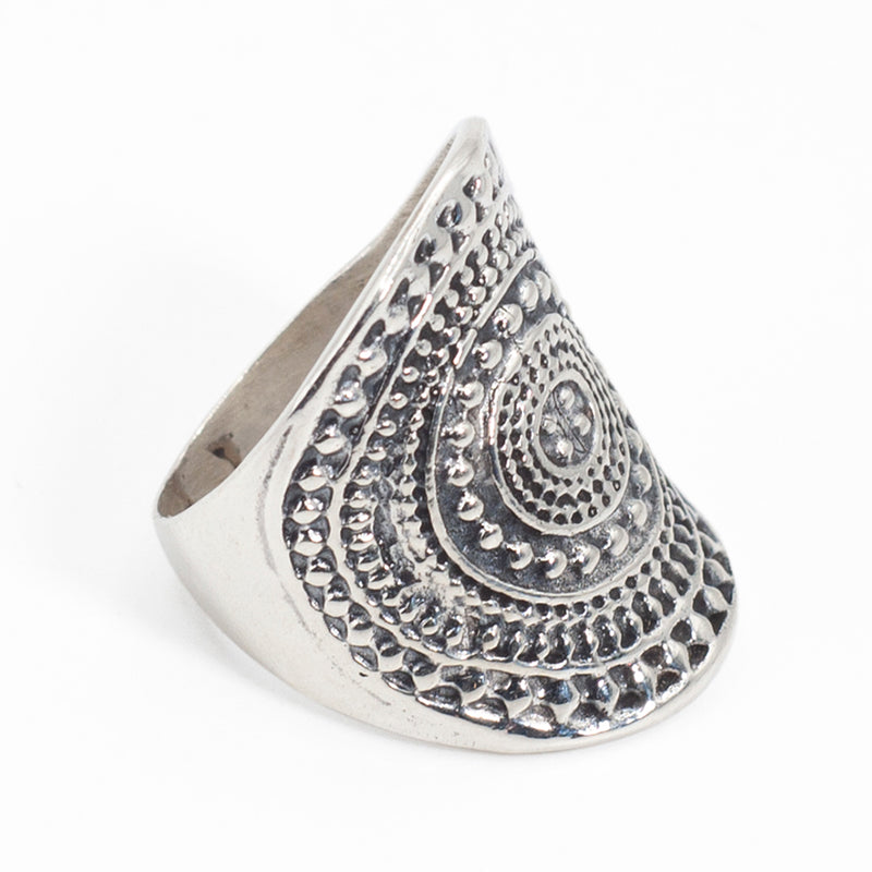 Anillo de Plata Azteca