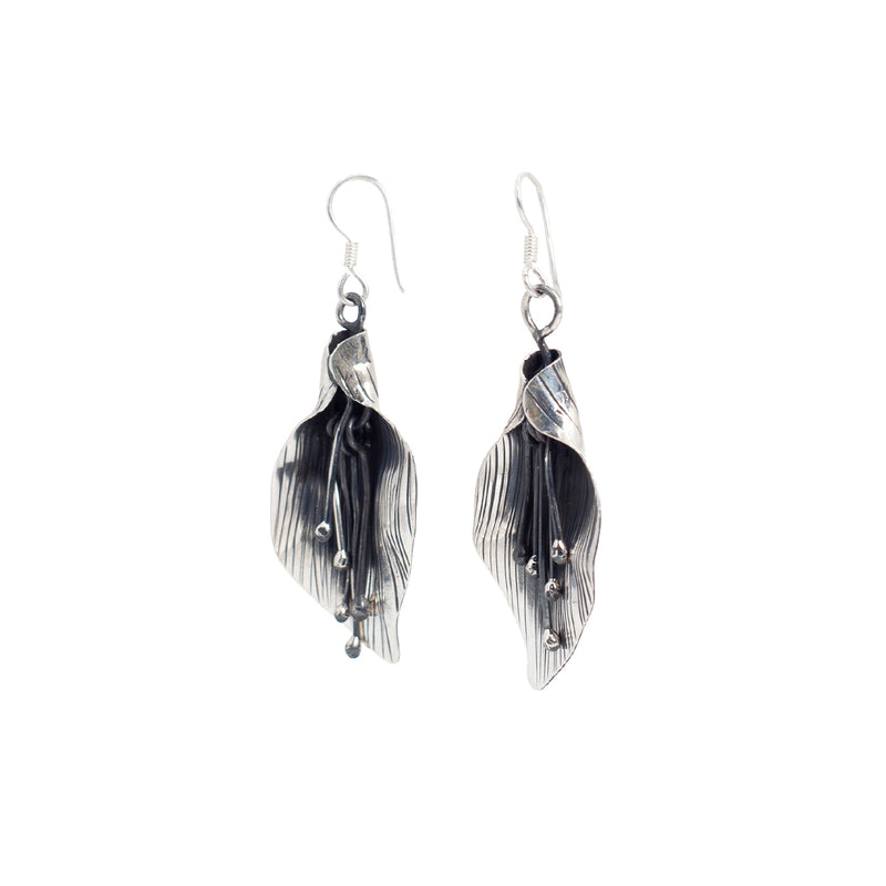 Conjunto Aretes Y Colgante de Plata Alcatraz