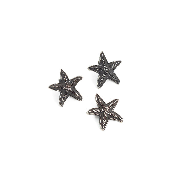 Conjunto Aretes Y Colgante de Plata Estrella