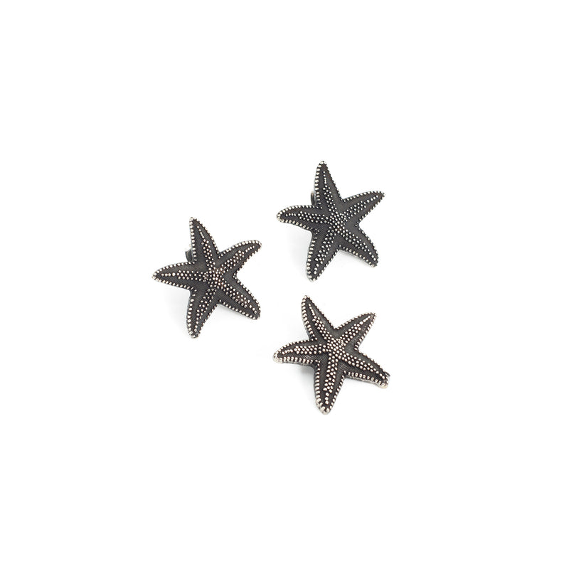 Conjunto Aretes Y Colgante de Plata Estrella
