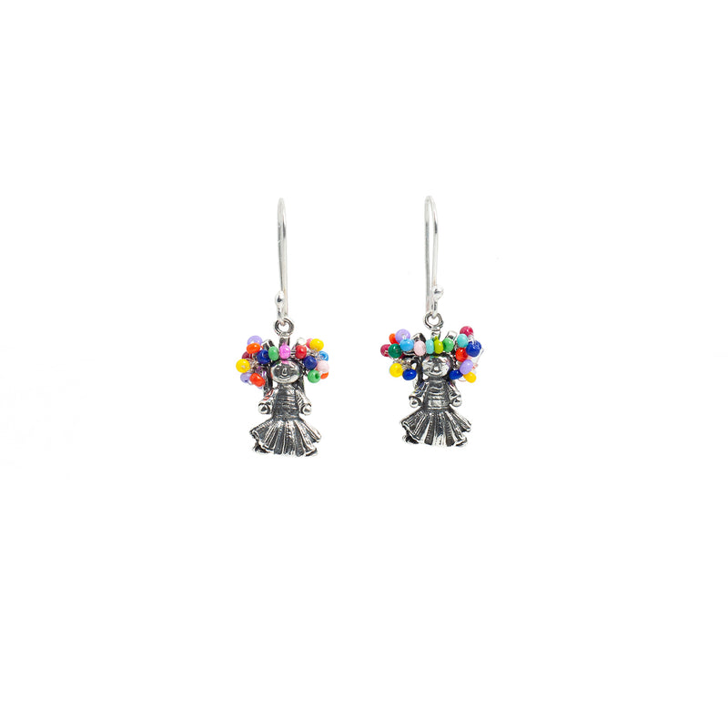 Conjunto Aretes Y Colgante de Plata Lele