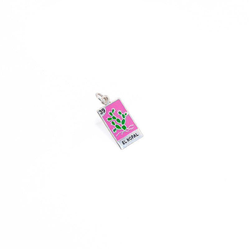 Conjunto Aretes Y Colgante de Plata Loteria