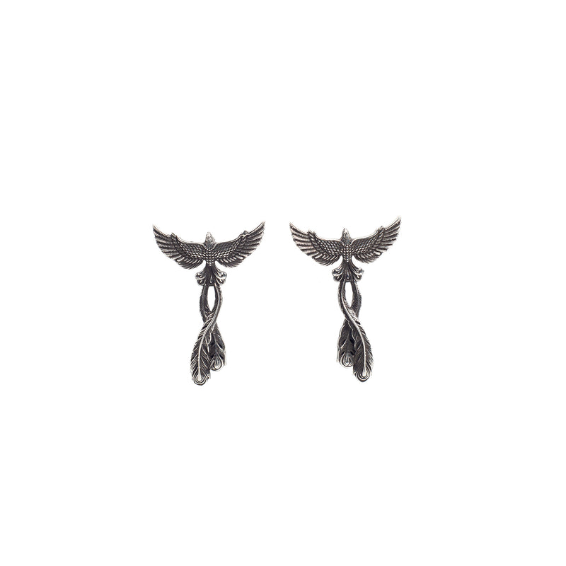Conjunto Aretes Y Colgante de Plata Quetzal