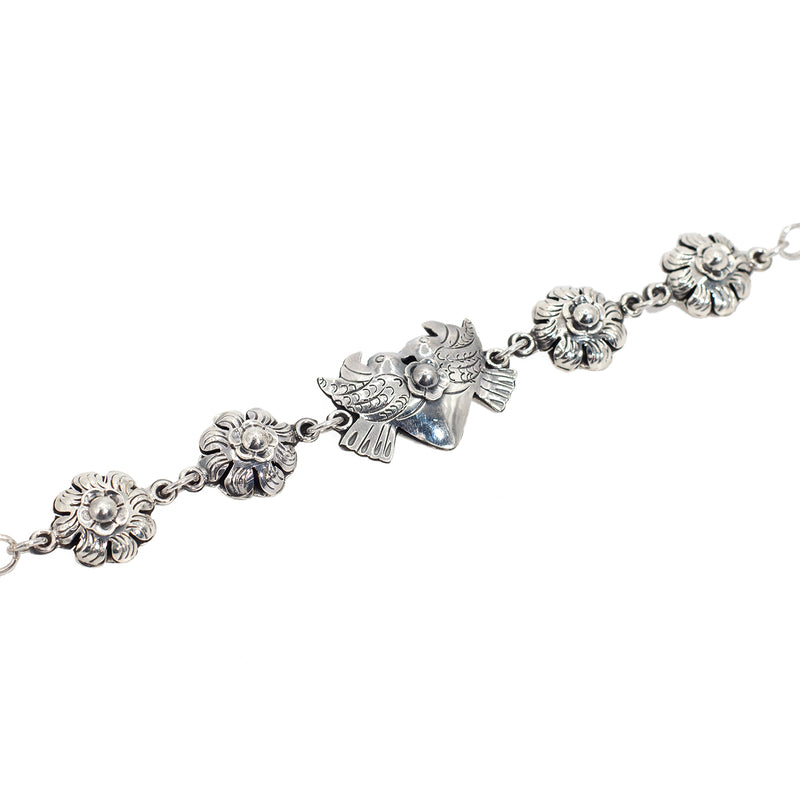 Pulsera de Plata Girasol