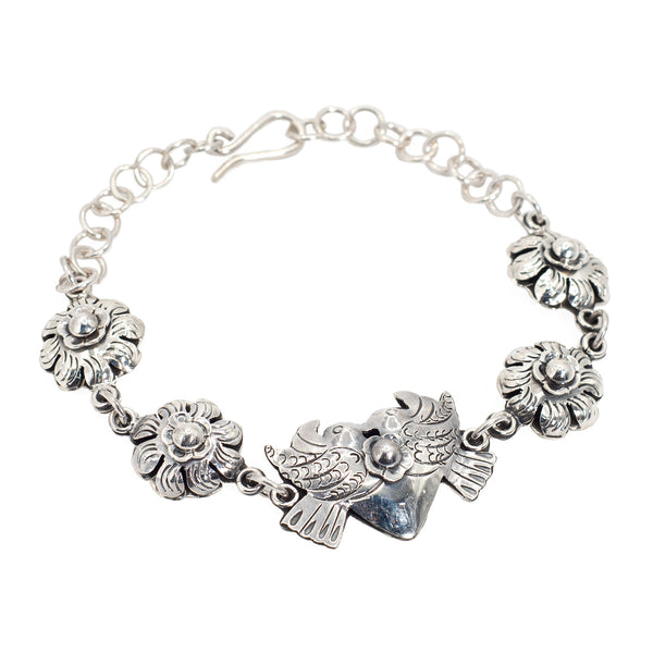 Pulsera de Plata Girasol