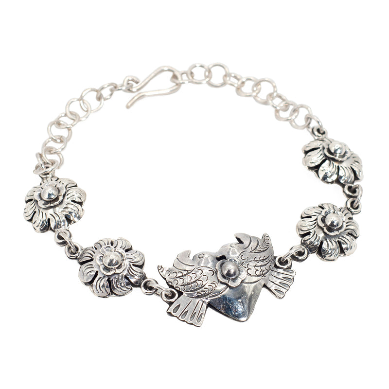 Pulsera de Plata Girasol