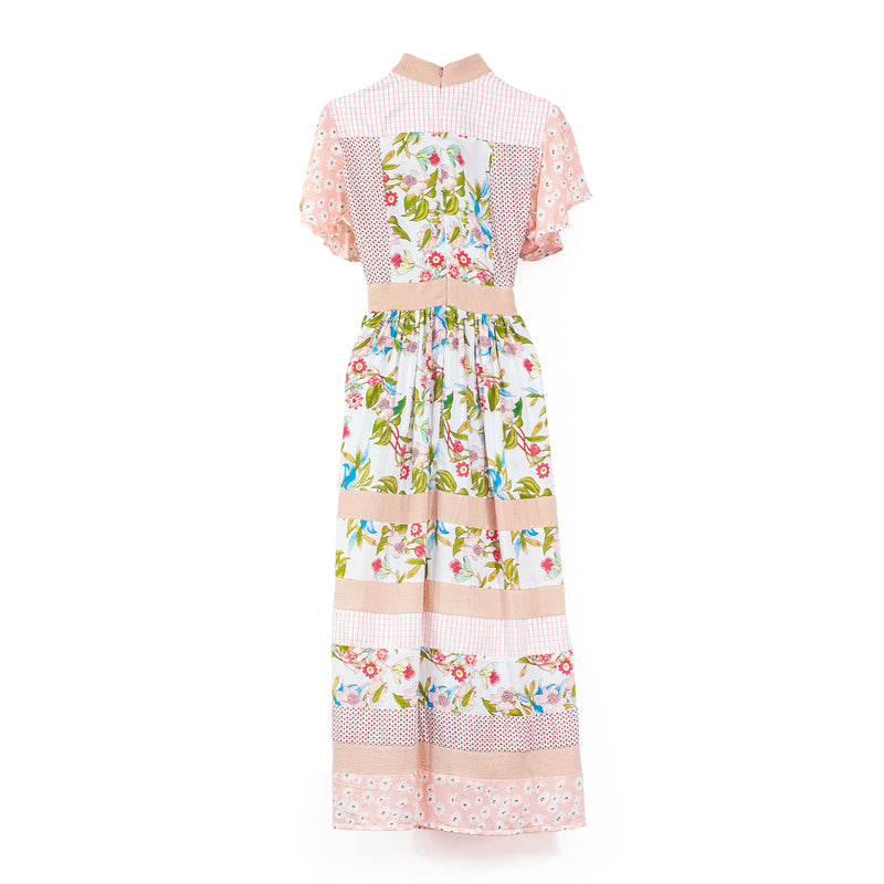 AL-W62 Vestido Rayón Rosa