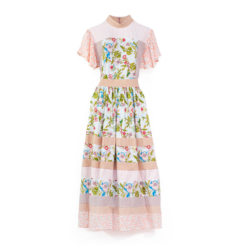 AL-W62 Vestido Rayón Rosa