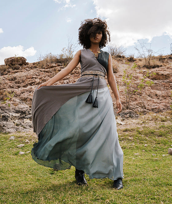 AL-W05 Vestido Doble