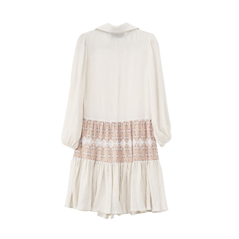 Al-W22 Vestido Camisero Corto