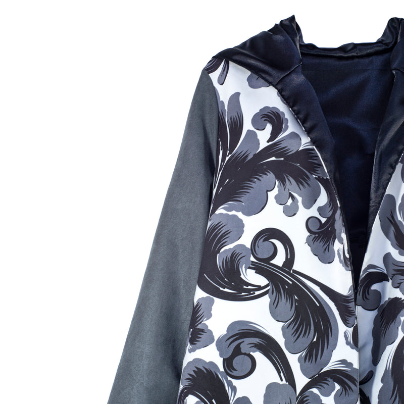 Al-W Abrigo Gris Ornamentas