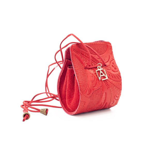 Monedero Globo Piel Grabada