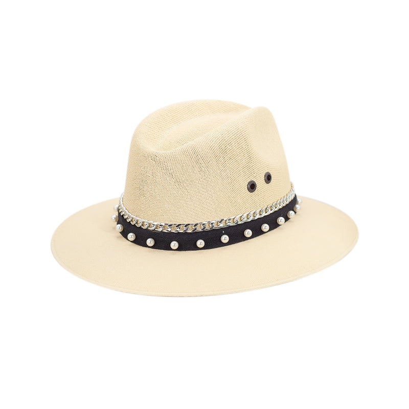 Sombrero Dama Perlas
