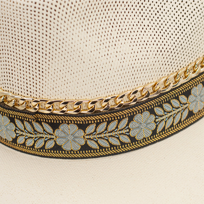 Sombrero Dama Tejido Cadena