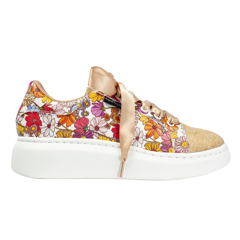 Tenis Flores Yute