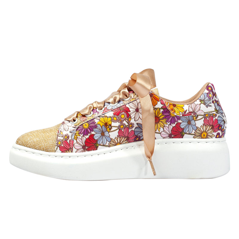 Tenis Flores Yute