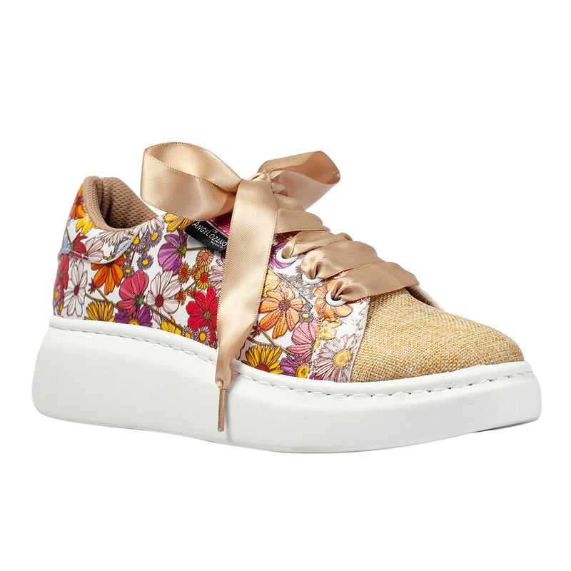 Tenis Flores Yute