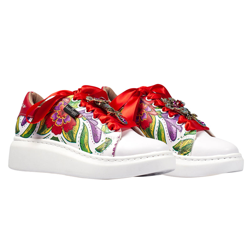 Tenis Flor Crayon