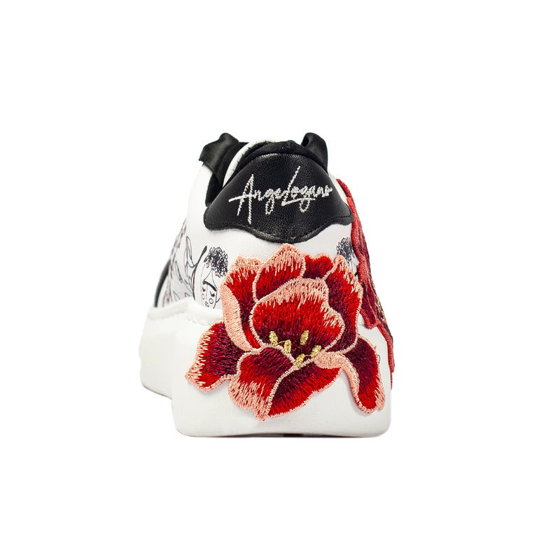 Tenis Flores Bordadas