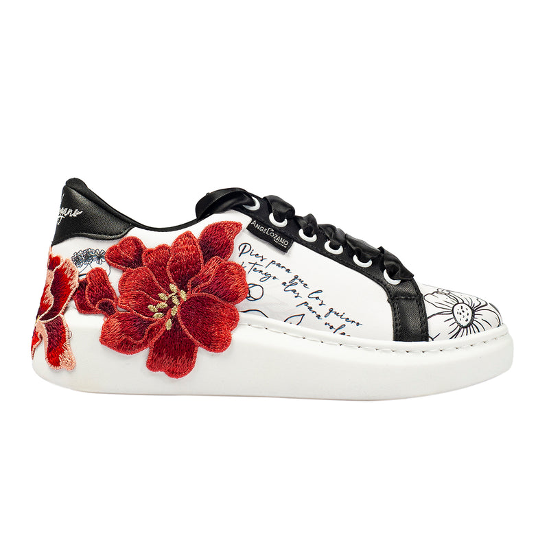Tenis Flores Bordadas